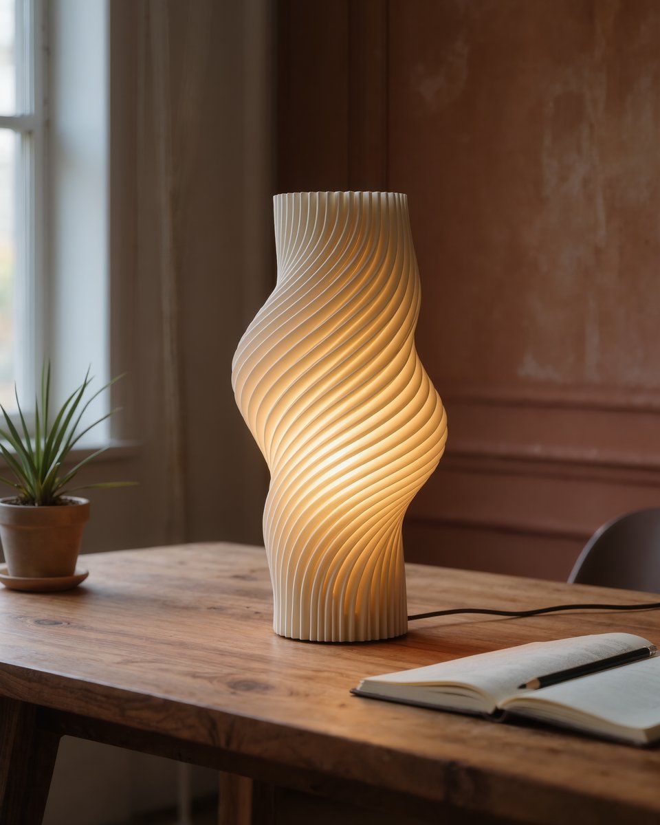 Helix Table Lamp by ARQUIN Studio